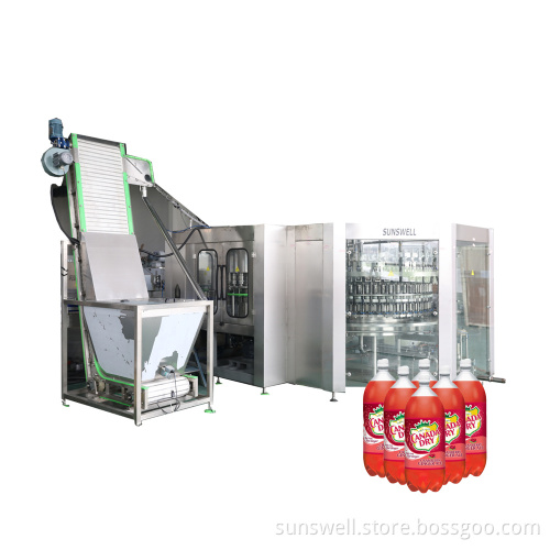 Carbonated Soft Drinks Filling Bottling Plant
